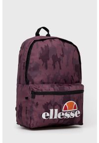 Ellesse Plecak męski kolor fioletowy duży wzorzysty. Kolor: fioletowy