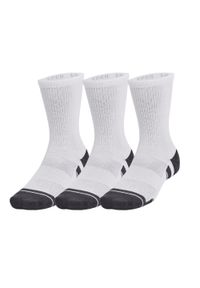 Under Armour - Skarpety Męskie (zestaw 3 Sztuk). Kolor: biały. Sport: turystyka piesza