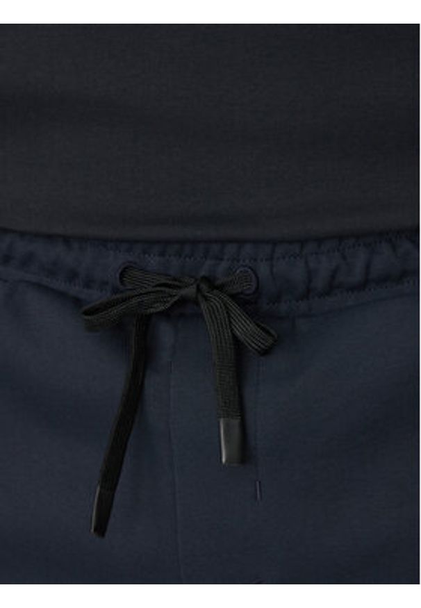 BOSS Szorty sportowe 50537534 Granatowy Relaxed Fit. Kolor: niebieski. Materiał: bawełna. Styl: sportowy