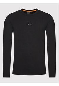 BOSS - Boss Longsleeve Tchark 50473286 Czarny Regular Fit. Kolor: czarny. Materiał: bawełna. Długość rękawa: długi rękaw #3