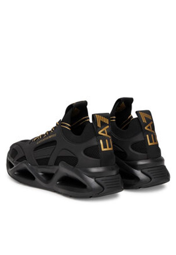 EA7 Emporio Armani Sneakersy X8X174 XK377 U106 Czarny. Kolor: czarny. Materiał: skóra
