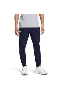 Spodnie dresowe męskie Under Armour Rival Terry Jogger L. Kolor: niebieski. Materiał: dresówka