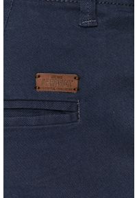PRODUKT by Jack & Jones - Produkt by Jack & Jones - Szorty. Okazja: na co dzień. Kolor: niebieski. Materiał: tkanina, bawełna, materiał, elastan. Wzór: gładki. Styl: casual #3