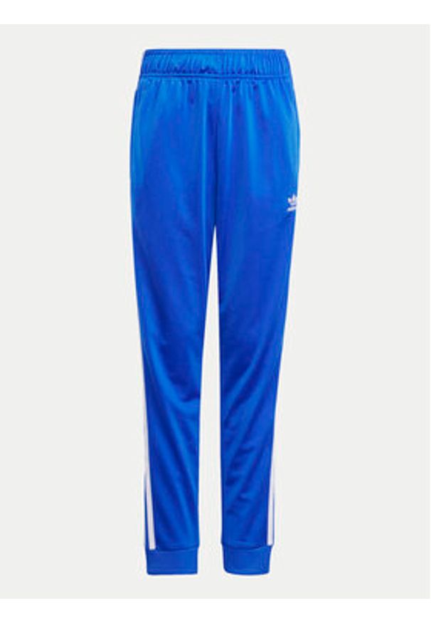 Adidas - adidas Spodnie dresowe adicolor SST IY4007 Niebieski Regular Fit. Kolor: niebieski. Materiał: syntetyk