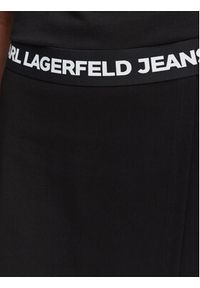 Karl Lagerfeld Jeans Spódnica mini B3W12004 Czarny Regular Fit. Kolor: czarny. Materiał: wiskoza #3