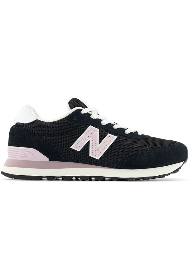 Buty damskie New Balance WL515CBR – czarne. Okazja: na co dzień. Kolor: czarny. Materiał: zamsz, skóra, materiał, syntetyk, guma. Szerokość cholewki: normalna. Wzór: nadruk, motyw zwierzęcy
