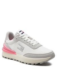 Tommy Jeans Sneakersy Tjw Tech Runner Ess EN0EN02511 Biały. Kolor: biały. Materiał: materiał #3