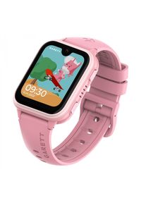 GARETT - Garett Kids Vibe 4G różowy. Rodzaj zegarka: smartwatch. Kolor: różowy. Styl: młodzieżowy, casual #1