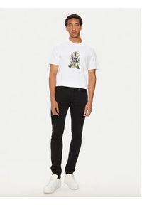 Jack & Jones - Jack&Jones T-Shirt Seven Skull 12262491 Biały Regular Fit. Kolor: biały. Materiał: bawełna #6