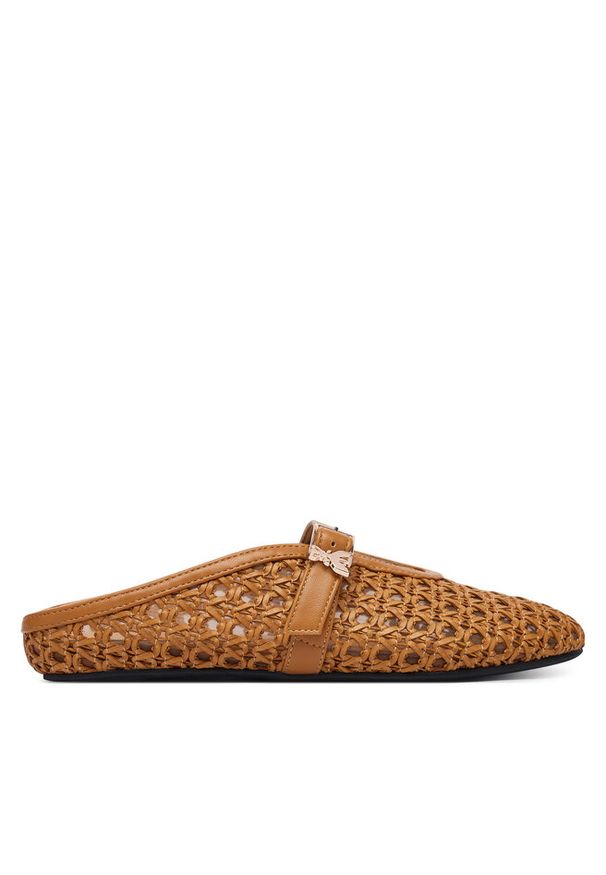 Klapki Patrizia Pepe. Kolor: brązowy