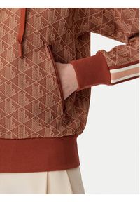 Lacoste Bluza SF7606 Brązowy Regular Fit. Kolor: brązowy. Materiał: syntetyk, bawełna