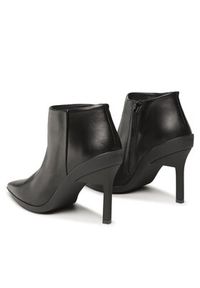 Calvin Klein Botki Wrap Stiletto Ankle Boot 90Hh HW0HW01600 Czarny. Kolor: czarny. Materiał: skóra #5