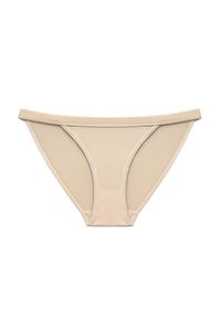 Intica - Tangi biodrówki elastyczne miękkie na co dzień Agafia. Stan: obniżony. Kolor: beżowy. Materiał: materiał