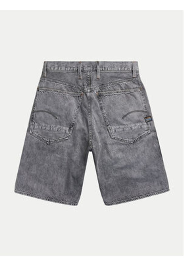 G-Star RAW - G-Star Raw Szorty jeansowe Cargo D24442-D537-G324 Szary Loose Fit. Kolor: szary. Materiał: bawełna