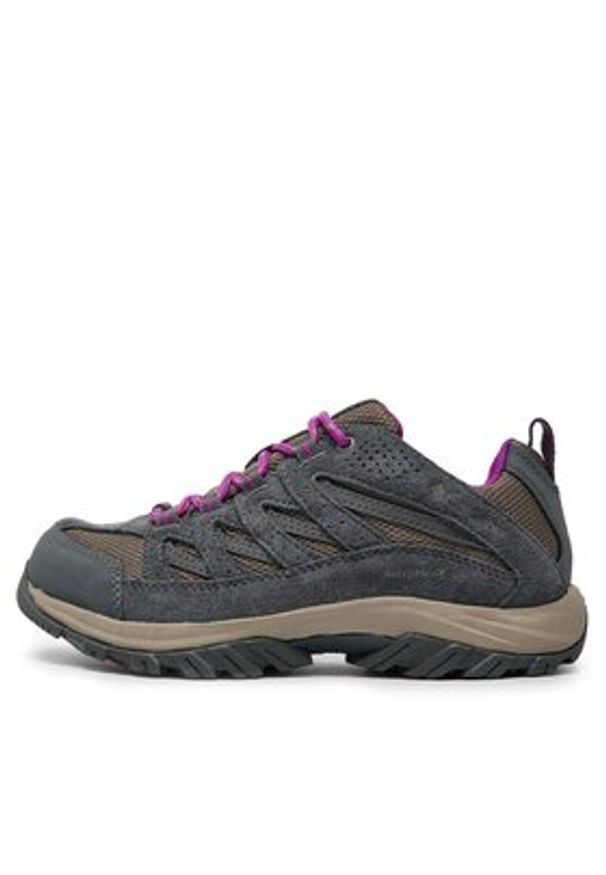columbia - Columbia Trekkingi Crestwood Waterproof 1765411005 Czarny. Kolor: czarny. Materiał: materiał