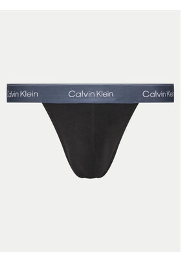Calvin Klein Underwear Komplet 3 par stringów LV00NB4386 Czarny. Kolor: czarny. Materiał: bawełna