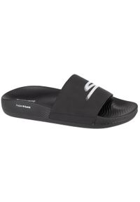 skechers - Klapki na basen męskie, Hyper Slide - Hyper Comfort. Kolor: czarny