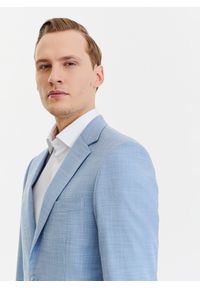 Pako Lorente - PAKO LORENTE – Niebieska męska marynarka garniturowa. Okazja: na wesele, na ślub cywilny, na komunię. Kolor: niebieski. Styl: klasyczny #6
