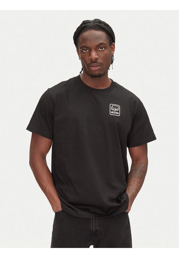 G-Star RAW - G-Star Raw T-Shirt Back Graphic D26046-C336 Czarny Loose Fit. Kolor: czarny. Materiał: bawełna