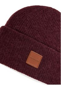 Coach Czapka CU825 Fioletowy. Kolor: fioletowy. Materiał: wełna #4