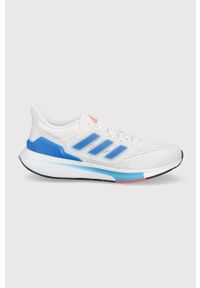 Adidas - adidas buty do biegania EQ21 Run GZ0601 kolor biały. Zapięcie: sznurówki. Kolor: biały. Materiał: poliester, guma, materiał. Szerokość cholewki: normalna. Sport: bieganie