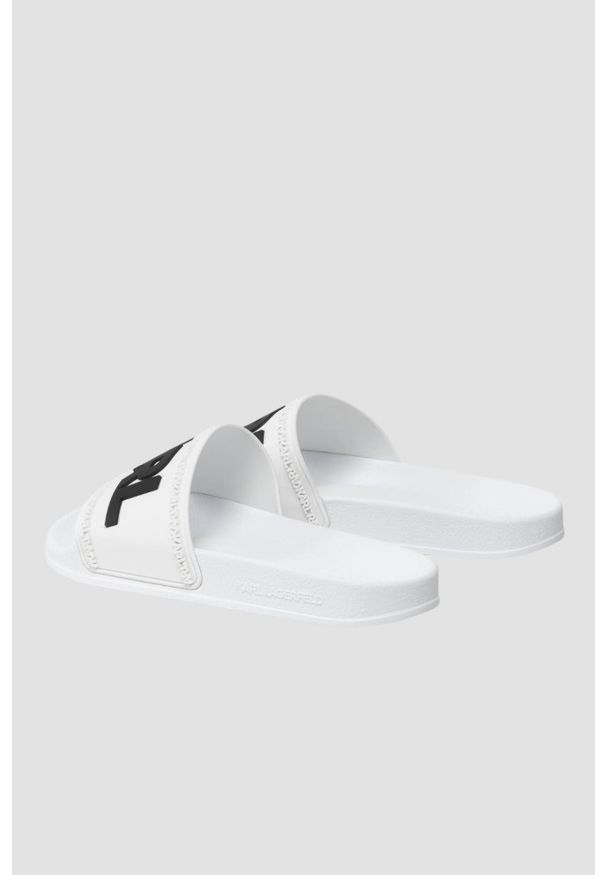 Karl Lagerfeld - KARL LAGERFELD Białe klapki, Rozmiar 41. Kolor: biały