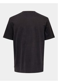 Only & Sons T-Shirt Smart 22026726 Czarny Regular Fit. Kolor: czarny. Materiał: bawełna #5