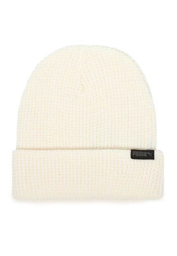 Puma Czapka Classics Mid Fit Beanie 025677 02 Écru. Kolor: kremowy. Materiał: akryl