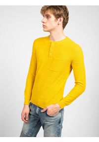 Antony Morato Sweter | MMSW01180 YA200070 | Mężczyzna | Żółty. Okazja: na co dzień. Kolor: żółty. Materiał: bawełna, wiskoza. Styl: casual #3
