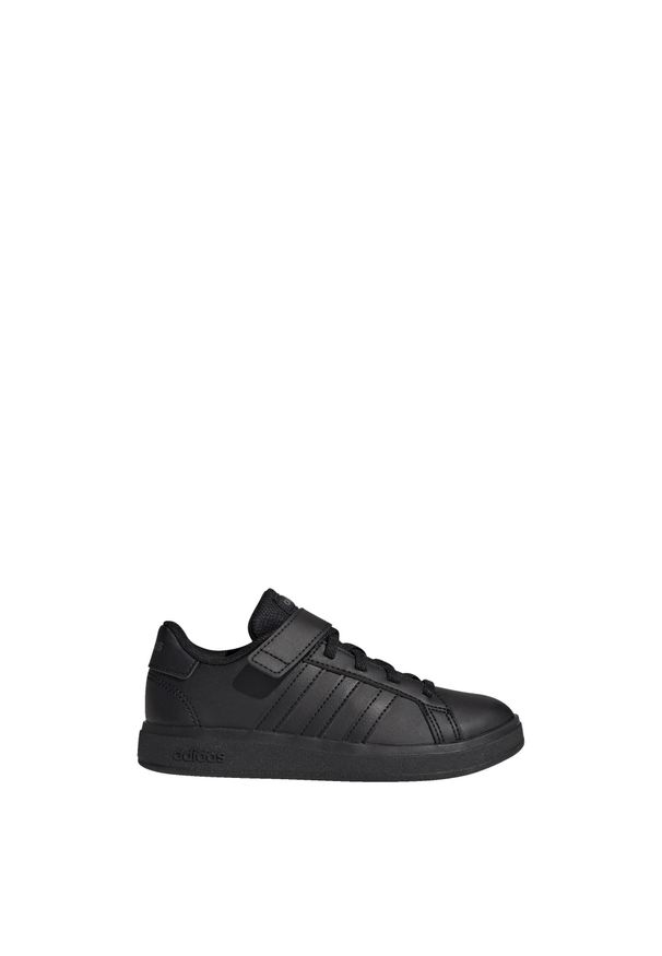 Sneakersy Adidas Original Grand Court 2.0 El Ftwwht/M Dzieci. Okazja: na co dzień. Kolor: czarny, szary, wielokolorowy. Materiał: materiał