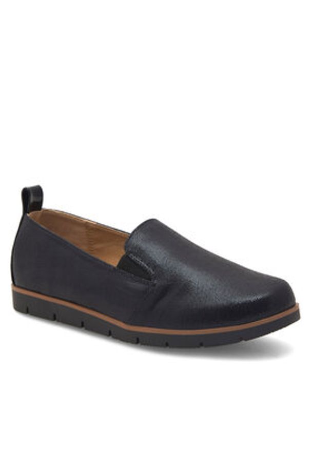 Clara Barson Półbuty WYL3648-3 Czarny. Kolor: czarny. Materiał: skóra