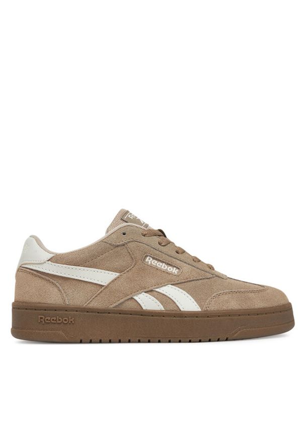 Reebok Sneakersy FORTE LOUNGER DOUBLE UP AR30255WTCC Brązowy. Kolor: brązowy. Materiał: zamsz, skóra