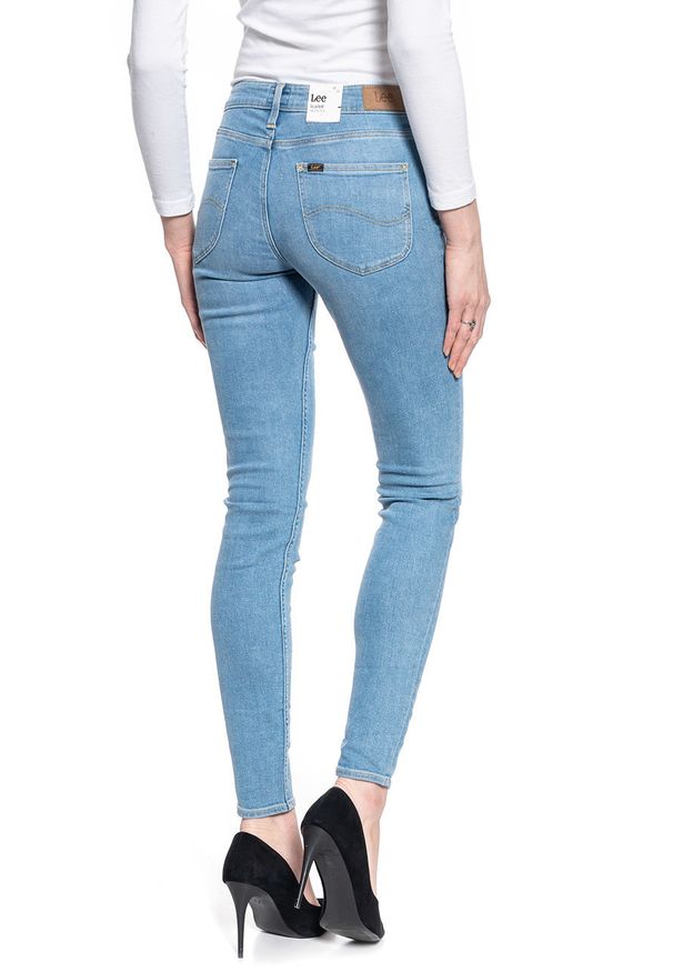 Lee - LEE SCARLETT DAMSKIE SPODNIE JEANSOWE GREY LIV L526QDBR 112140212