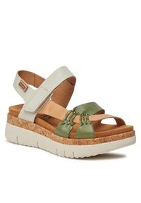 Pikolinos Sandały Palma W4N-0968C3 Zielony. Kolor: zielony. Materiał: skóra