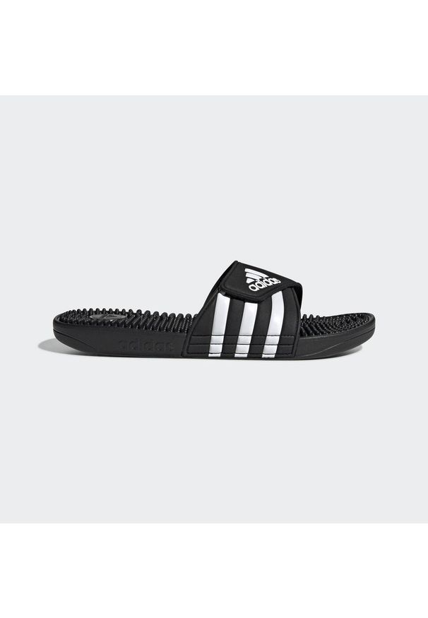 Adidas - Klapki basenowe dla dorosłych Adissage. Kolor: biały, czarny, wielokolorowy
