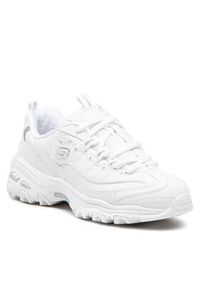 skechers - Skechers Sneakersy Play On 11949/WSL Biały. Kolor: biały. Materiał: skóra #5