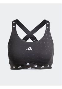 Adidas - adidas Biustonosz sportowy PowerImpact Luxe Training Medium-Support Bra HS7264 Czarny. Kolor: czarny. Materiał: syntetyk #5