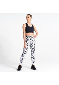 DARE 2B - Legginsy fitness damskie Dare2B Influential. Kolor: czarny, biały, wielokolorowy. Sport: fitness