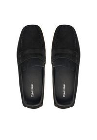 Calvin Klein Mokasyny Square Driver Suede HW0HW02844 Czarny. Kolor: czarny. Materiał: zamsz, skóra #4