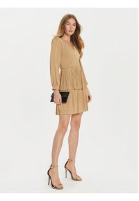 Artigli Sukienka koktajlowa ACAB000583 Złoty Regular Fit. Kolor: złoty. Materiał: wiskoza, syntetyk. Styl: wizytowy #3