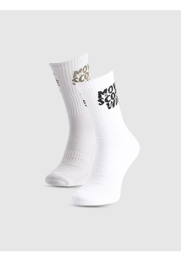 4f - 4F Skarpety casual za kostkę (2-pack) męskie - multikolor 39-42. Kolor: wielokolorowy. Materiał: bawełna