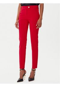 Rinascimento Chinosy CFC0126225003 Czerwony Slim Fit. Kolor: czerwony. Materiał: syntetyk