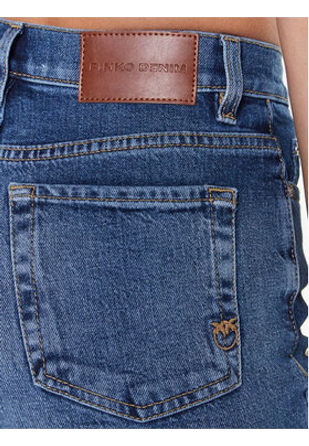 Pinko Jeansy 100115 A0FM Niebieski Bootcut Fit. Kolor: niebieski