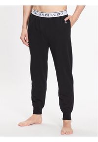 Polo Ralph Lauren Spodnie piżamowe 714899621003 Czarny Regular Fit. Kolor: czarny. Materiał: bawełna
