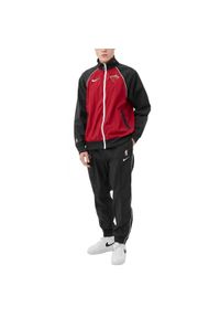 Dres męski do koszykówki Nike Miami Heat Courtside 75 Years NBA. Kolor: czarny, czerwony, wielokolorowy. Materiał: dresówka. Sport: koszykówka