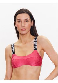 Calvin Klein Swimwear Góra od bikini KW0KW01968 Różowy. Kolor: różowy. Materiał: syntetyk #1
