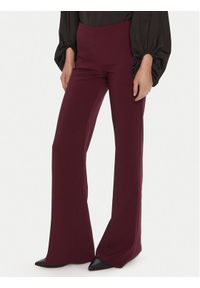 Rinascimento Spodnie palazzo CFC0125425003 Bordowy Wide Leg. Kolor: czerwony. Materiał: syntetyk #1