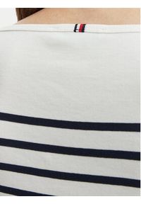 TOMMY HILFIGER - Tommy Hilfiger Bluzka New Cody WW0WW40589 Biały Slim Fit. Kolor: biały. Materiał: bawełna #4