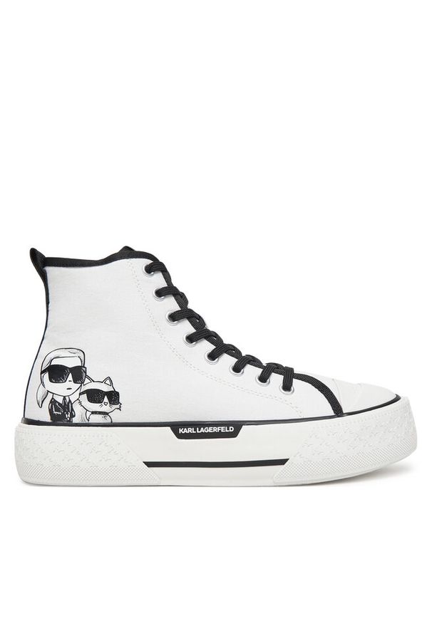 Karl Lagerfeld - Trampki KARL LAGERFELD. Kolor: biały