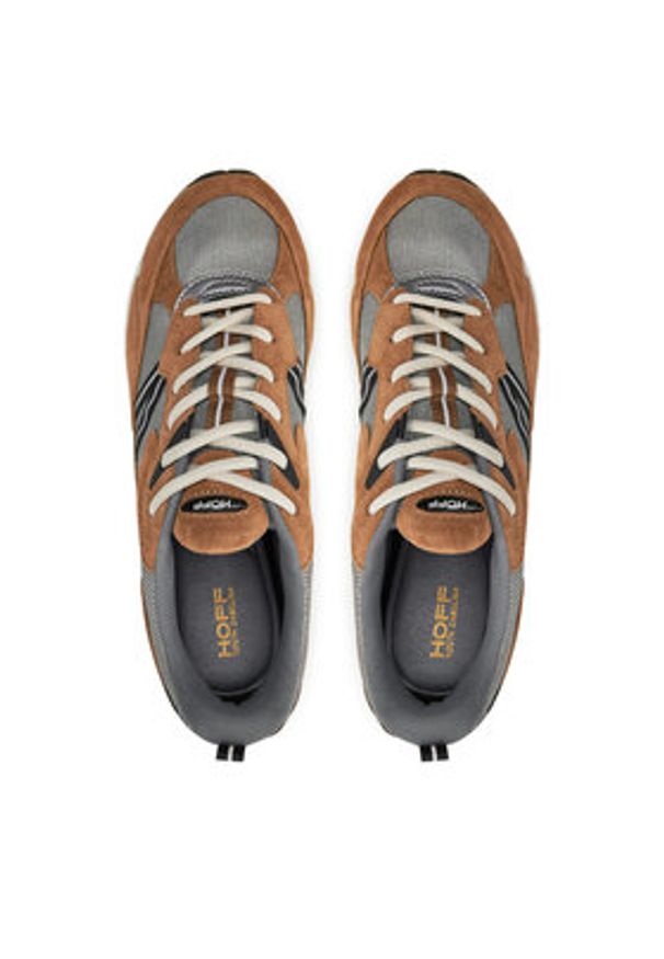 HOFF Sneakersy South Carolina 22411601 Brązowy. Kolor: brązowy. Materiał: zamsz, skóra